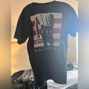 Bruce Springsteen Hard Rock Cafe born in the USA 25th anniversary shirt